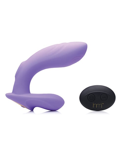 XR Brands Inmi 10x G-tap Tapping Silicone G Spot Vibrator - Purple Vibrators