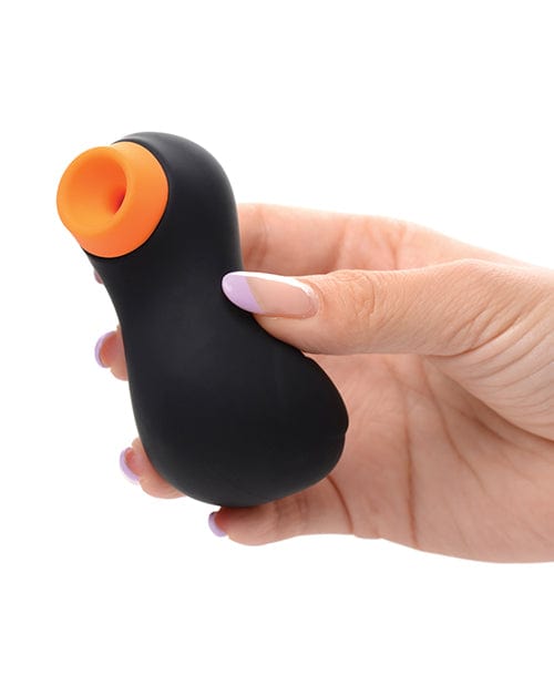 XR Brands Inmi Shegasm Sucky Ducky Silicone Clitoral Stimulator Black Vibrators