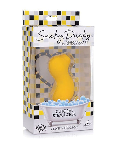XR Brands Inmi Shegasm Sucky Ducky Silicone Clitoral Stimulator Yellow Vibrators