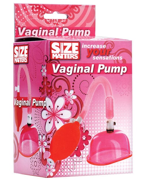 XR Brands Size Matters Clitoris Vaginal Pump Kit - Pink Vibrators