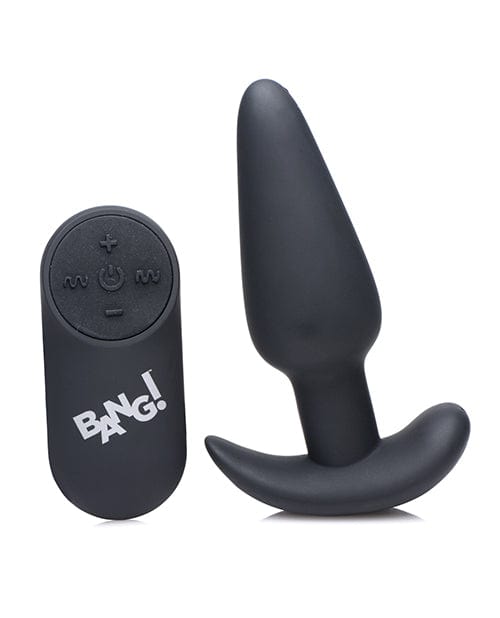 Xr LLC Bang! 21x Vibrating Silicone Butt Plug W/remote Anal Toys