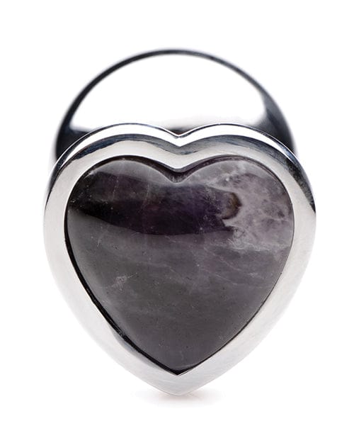Xr LLC Booty Sparks Gemstones Amethyst Heart Anal Plug Anal Toys