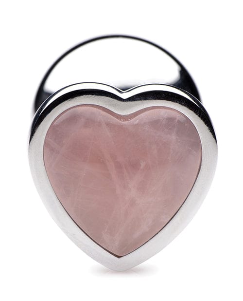 Xr LLC Booty Sparks Gemstones Rose Quartz Heart Anal Plug Anal Toys