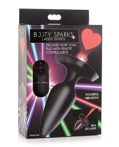 Xr LLC Booty Sparks Laser Heart Anal Plug W/remote Large Anal Toys