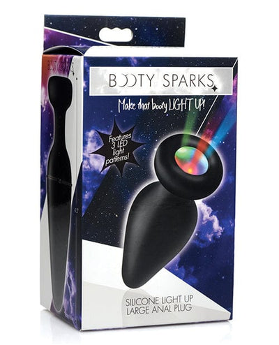 Xr LLC Booty Sparks Silicone Light Up Anal Plug Large Anal Toys