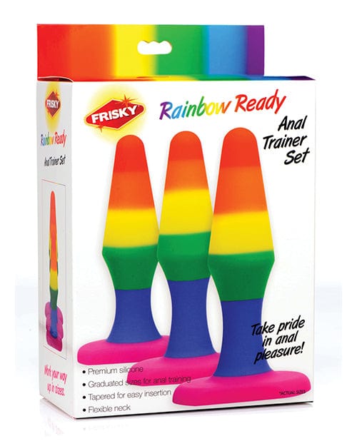 Xr LLC Frisky Rainbow Silicone Anal Trainer Set Anal Toys