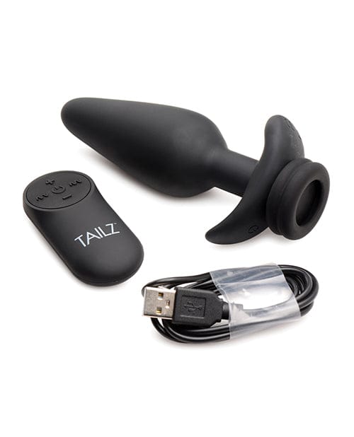 Xr LLC Tailz Snap On Interchangeable 10x Vibrating Silicone Anal Plug W/remote Anal Toys