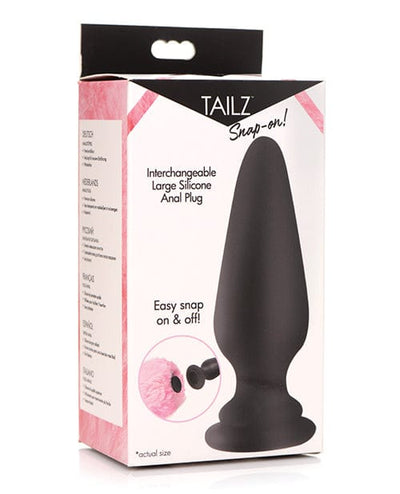 Xr LLC Tailz Snap On Interchangeable Silicone Anal Plug Large Anal Toys