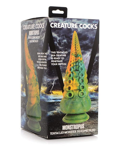 Xr LLC Creature Cocks Monstropus Tentacled Monster Silicone Dildo - Green-yellow Dildos
