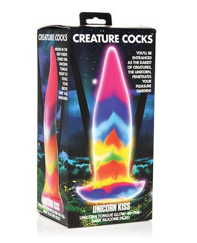 Xr LLC Creature Cocks Unicorn Kiss Silicone Tongue Dildo - Glow In The Dark Dildos