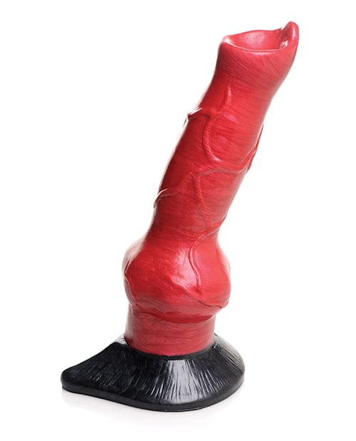 Xr LLC No Eta Creature Cocks Hell-hound Canine Penis Silicone Dildo - Red-black Dildos