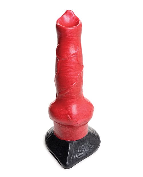 Xr LLC No Eta Creature Cocks Hell-hound Canine Penis Silicone Dildo - Red-black Dildos