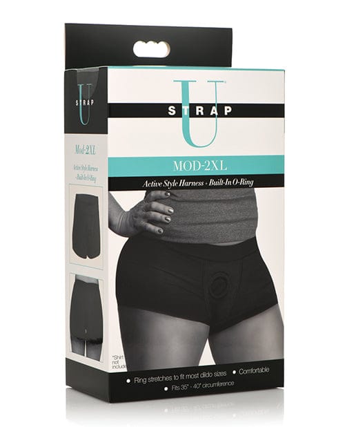 Strap U Mod Active Style Harness with built In O Ring - Black