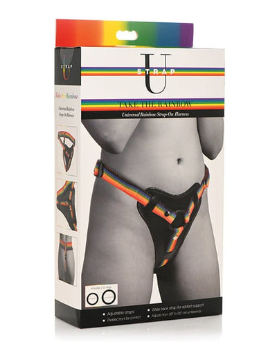 Xr LLC Strap U Take The Rainbow Universal Harness - Rainbow Dildos