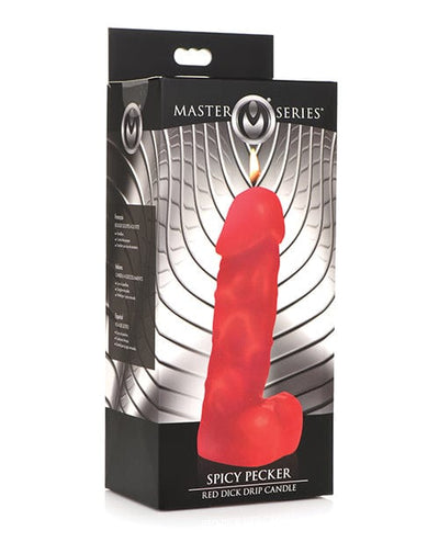 Xr LLC Master Series Spicy Pecker Dick Drip Candle - Red More