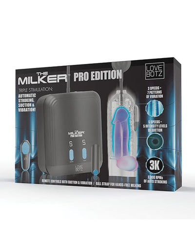 Xr LLC Lovebotz The Milker Pro Edition - Clear Penis Toys