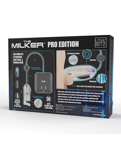 Xr LLC Lovebotz The Milker Pro Edition - Clear Penis Toys