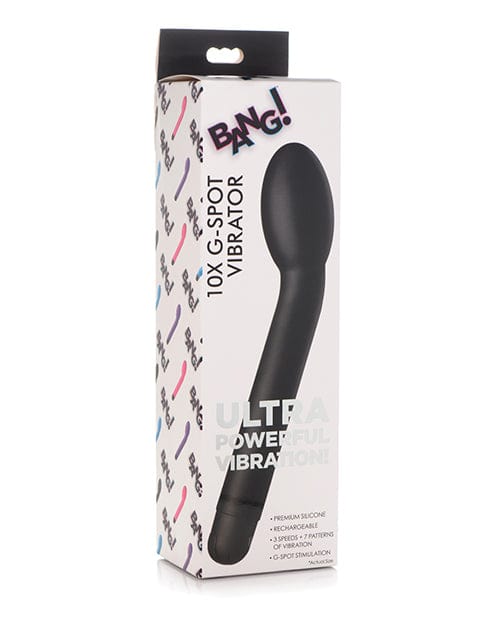 Xr LLC Bang! 10x G Spot Vibrator Black Vibrators