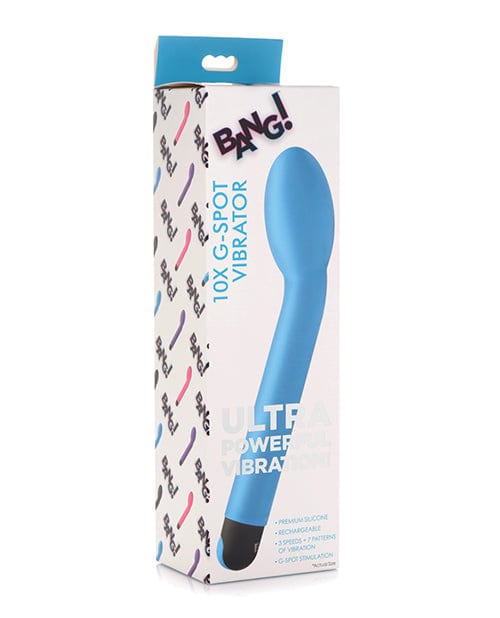 Xr LLC Bang! 10x G Spot Vibrator Blue Vibrators