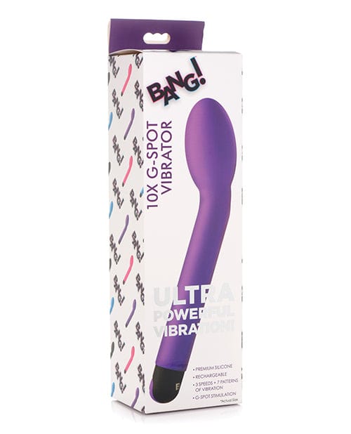 Xr LLC Bang! 10x G Spot Vibrator Purple Vibrators