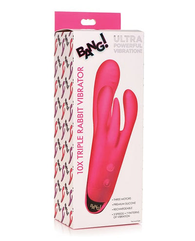Xr LLC Bang! Triple Rabbit Vibrator Pink Vibrators