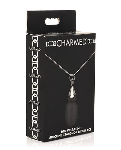 Xr LLC Charmed 10x Vibrating Silicone Teardrop Necklace Vibrators