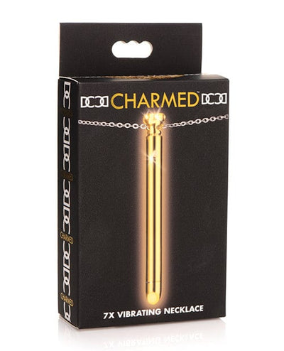 Xr LLC Charmed 7x Vibrating Necklace Gold Vibrators