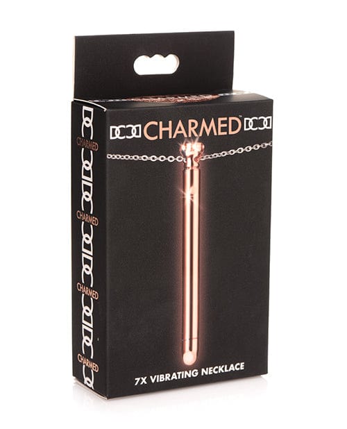 Xr LLC Charmed 7x Vibrating Necklace Rose Gold Vibrators