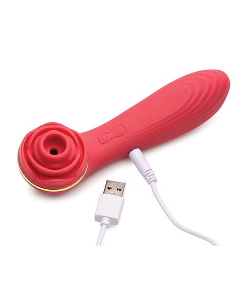 Xr LLC Inmi Bloomgasm Passion Petals 10x Silicone Suction Rose Vibrator Vibrators