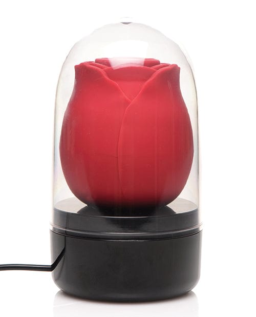 Xr LLC Inmi Bloomgasm Wild Rose 10x Stimulator W-case - Red Vibrators