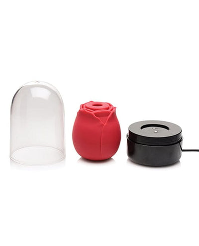 Xr LLC Inmi Bloomgasm Wild Rose 10x Stimulator W-case - Red Vibrators
