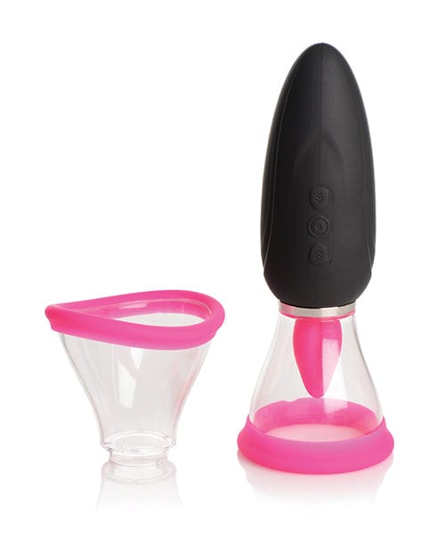 Xr LLC Inmi Shegasm Lickgasm Mini 10x Licking & Sucking Stimulator - Black-pink Vibrators