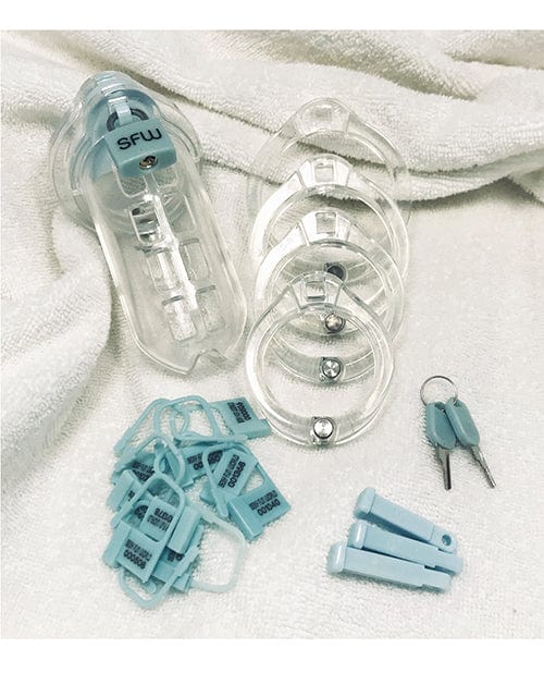 Yates Custom World Cage Vegas Male Chastity Kit - Medium 85 mm X 38 Mm Kink &amp; BDSM