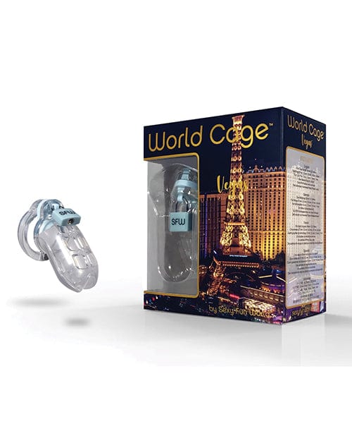 Yates Custom World Cage Vegas Male Chastity Kit - Medium 85 mm X 38 Mm Kink &amp; BDSM