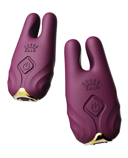 Zalo Zalo Nave Vibrating Nipple Clamps Kink &amp; BDSM