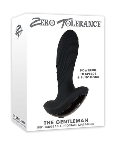 Zero Tolerance Zero Tolerance The Gentleman Rechargeable Prostate Massager - Black Anal Toys