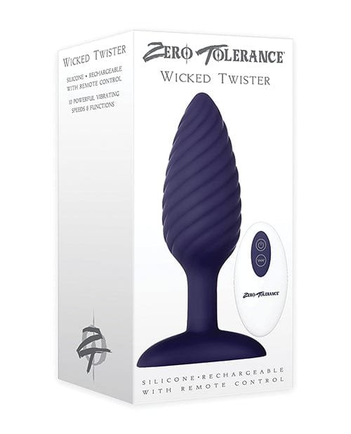 Zero Tolerance Zero Tolerance Wicked Twister Anal Rechargeable - Purple Anal Toys