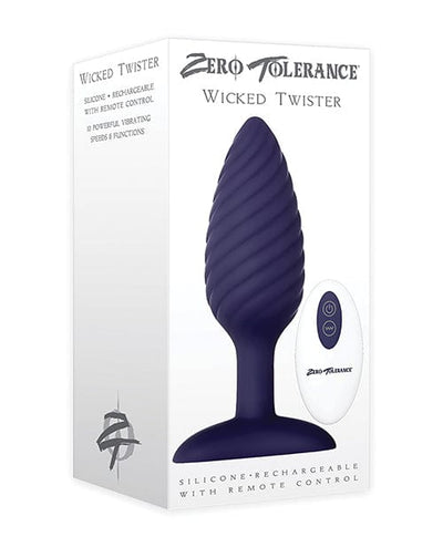 Zero Tolerance Zero Tolerance Wicked Twister Anal Rechargeable - Purple Anal Toys
