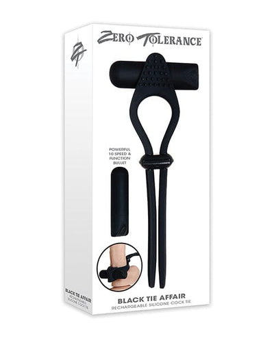 Zero Tolerance Zero Tolerance Black Tie Affair Cock Ring - Black Penis Toys