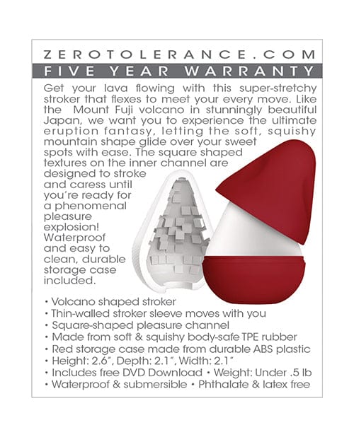 Zero Tolerance Zero Tolerance Fuji Stroker - White Penis Toys