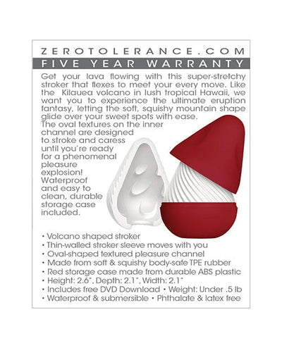 Zero Tolerance Zero Tolerance Kilauea Stroker - White Penis Toys