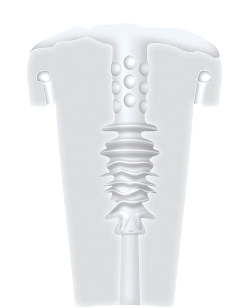 Zero Tolerance Zero Tolerance Sucking Good Rechargeable Vibrating Pump - White-Clear Penis Toys