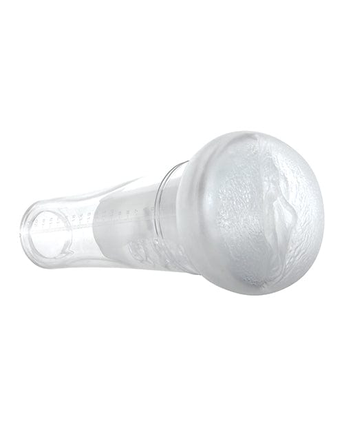 Zero Tolerance Zero Tolerance Sucking Good Rechargeable Vibrating Pump - White-Clear Penis Toys