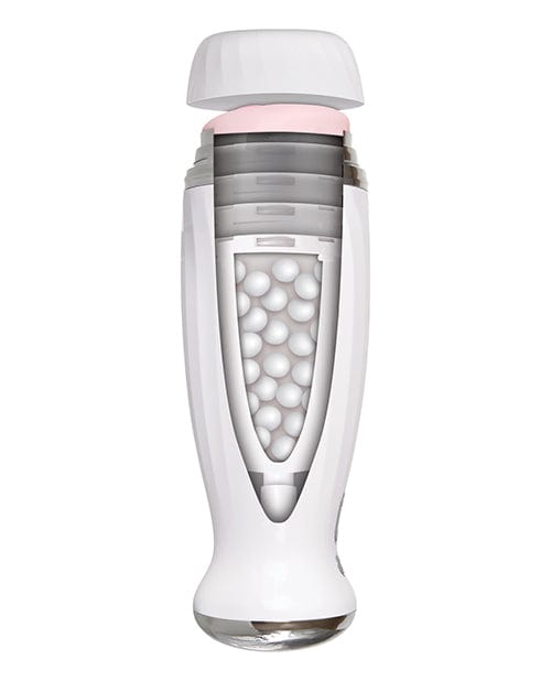 Zero Tolerance Zero Tolerance The Thrusting Stroker Rechargeable - White Penis Toys