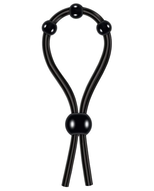 Zero Tolerance Zero Tolerance Ultimate Lasso Cock Ring - Black Penis Toys