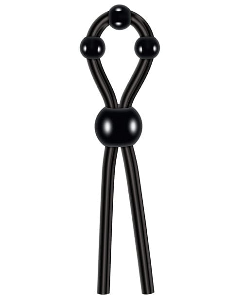Zero Tolerance Zero Tolerance Ultimate Lasso Cock Ring - Black Penis Toys
