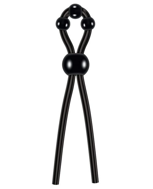 Zero Tolerance Zero Tolerance Ultimate Lasso Cock Ring - Black Penis Toys