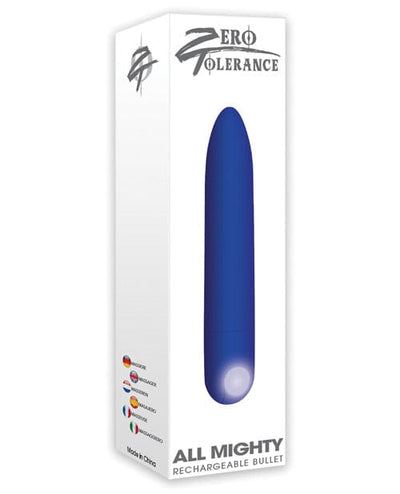 Zero Tolerance Zero Tolerance All Mighty Rechargeable Bullet - Blue Vibrators