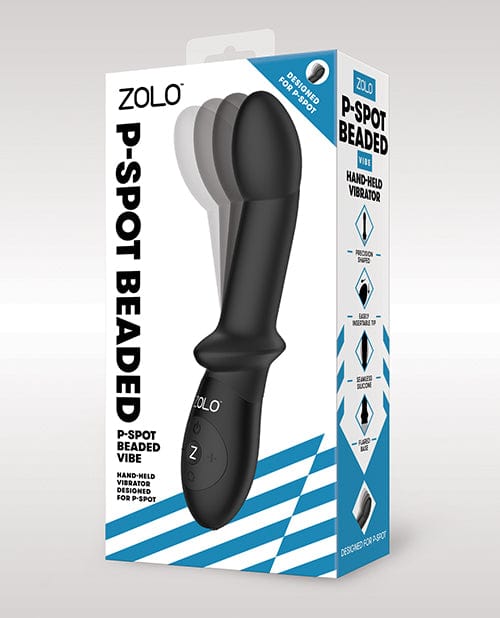 ZOLO Zolo P Spot Beaded Vibe - Black Anal Toys