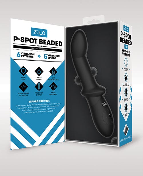 ZOLO Zolo P Spot Beaded Vibe - Black Anal Toys